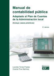 Portada de Manual de contabilidad pública. Adaptación al Plan de Cuentas de la Administración local