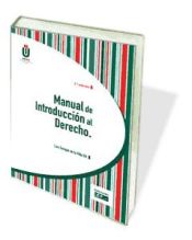 Portada de Manual de introducción al Derecho