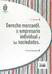 Portada de Derecho mercantil. El empresario individual y las sociedades