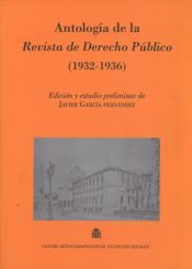 Portada de Antología de la Revista de Derecho Público (1932-1936)