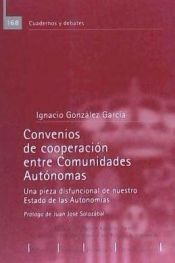 Portada de Convenios de cooperación entre Comunidades Autónomas