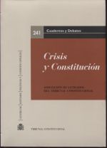 Portada de Crisis y Constitución