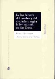 Portada de De los deberes del hombre y del ciudadano según la ley natural, en dos libros = De officio hominis et civis, juxta legem naturalem libri duo