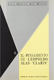 Portada de El pensamiento de Leopoldo Alas 'Clarín'