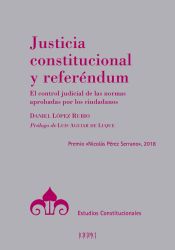 Portada de Justicia constitucional y referéndum