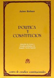 Portada de Política y constitución
