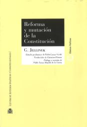 Portada de Reforma y mutación de la Constitución