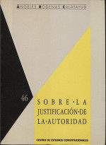 Portada de Sobre la justificación de la autoridad