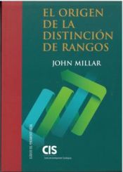 Portada de El origen de la distinción de rangos. Investigación sobre las circunstancias que dan lugar a la influencia y la autoridad en los distintos miembros de la sociedad