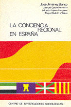 Portada de La conciencia regional en España