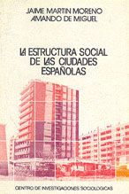 Portada de La estructura social de las ciudades españolas