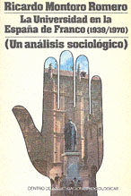 Portada de La universidad en la España de Franco (1939-1970)