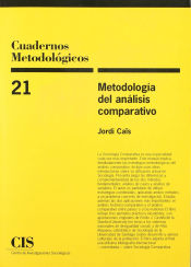 Portada de Metodología del análisis comparativo