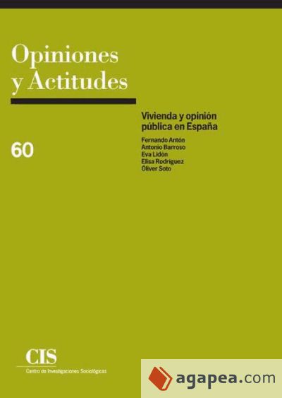 Vivienda y opinión pública en España