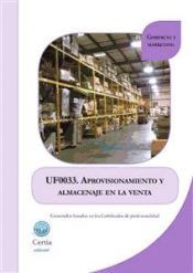 Portada de Aprovisionamiento y almacenaje en la venta. Certificados de profesionalidad. Actividades de venta