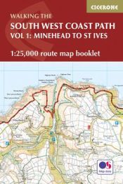 Portada de South West Coast Path Map Booklet - Vol 1: Minehead to St Iv