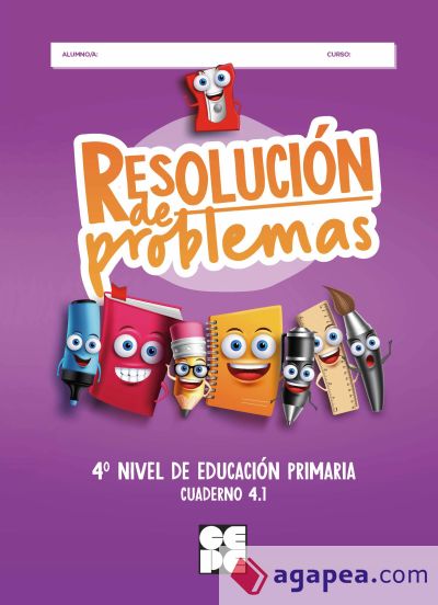 Hipatia, Resolución de Problemas Cuaderno 4.1. 4º Educación Primaria