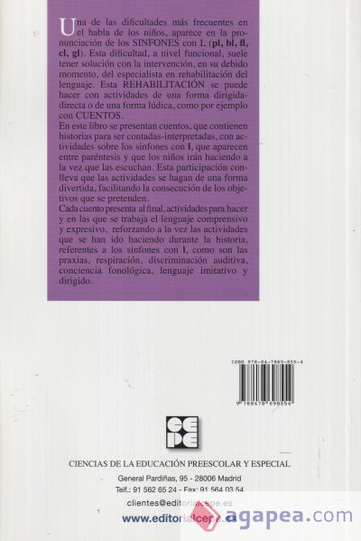 Cuentos para hablar. Los sinfones con l