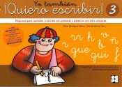 Portada de Yo tambien quiero escribir. 3