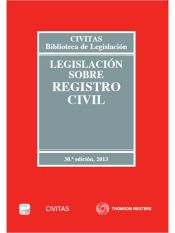 Portada de Legislación sobre Registro Civil