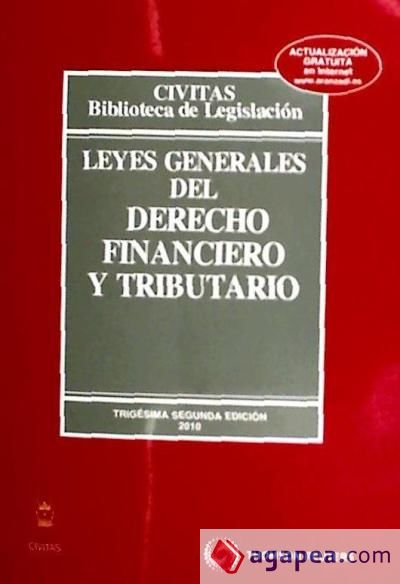 Leyes Generales Del Derecho Financiero Y Tributario Mercedes Ruiz