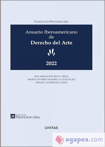 Anuario iberoamericano de derecho del arte 2022