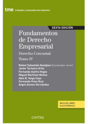 Portada de Fundamentos de derecho empresarial (IV) 2023 Derecho concursal