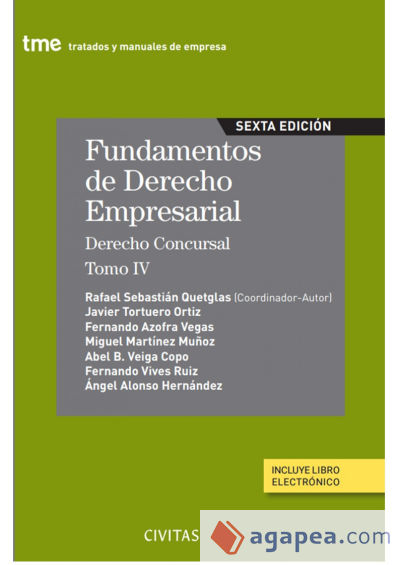 Fundamentos de derecho empresarial (IV) 2023 Derecho concursal