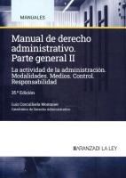 Portada de Manual De Derecho Administrativo, 02