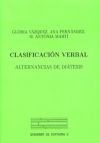 Clasificación verbal: alternancias de diátesis