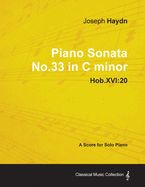 Portada de Joseph Haydn - Piano Sonata No.33 in C minor - Hob.XVI