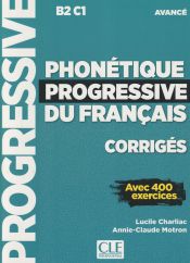 Portada de Corriges phonétique progressive du français niveau avancé