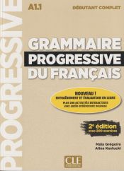 Portada de Grammaire Progressive du français - Niveau débutant complet A1.1 - Livre+CD - 2º Edition