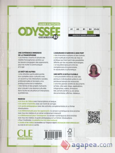 Odyssée - Cahier d'activités + Audio en ligne - Niveau B2