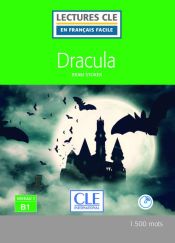 Portada de Dracula - Niveau 3/B1 - Lecture CLE en Français facile - Livre + CD - Nouveauté