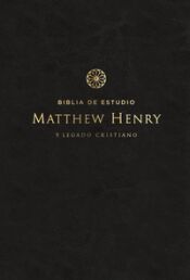Portada de BIBLIA DE ESTUDIO MATTHEW HENRY. LEGADO CRISTIANO (Leathersoft-con &iacute;ndice)