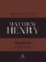 Portada de Biblia de estudio Matthew Henry - Leathersoft con ’ndice