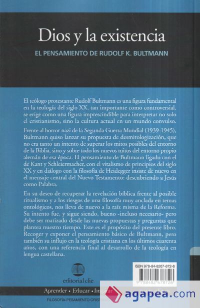 Dios y la existencia : el Pensamiento de Bultmann