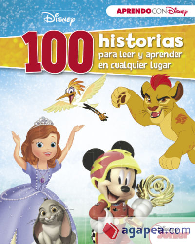 100 historias Disney para leer y aprender en cualquier lugar