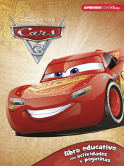 Portada de Cars 3 (Libro educativo Disney con actividades y pegatinas)