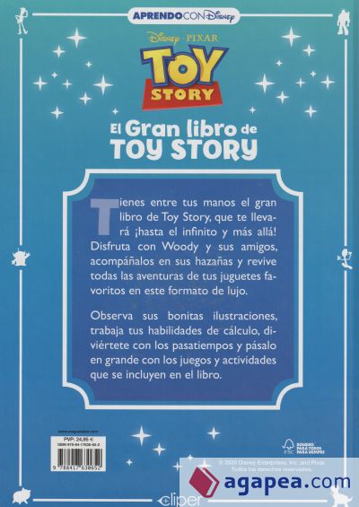 El gran libro de Toy Story: Con actividades educativas