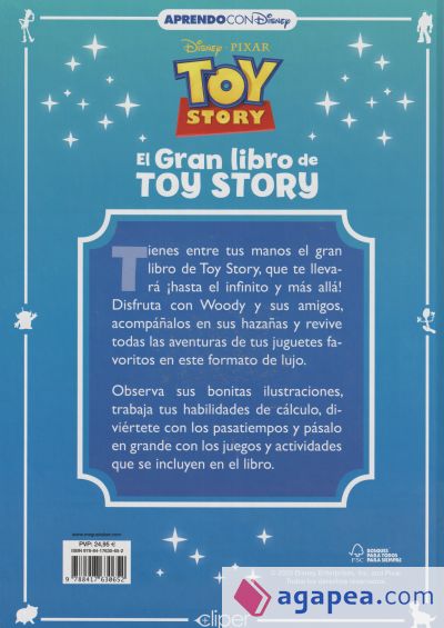 El gran libro de Toy Story: Con actividades educativas