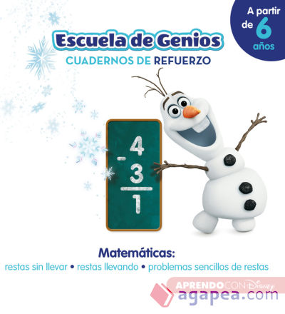 Escuela de genios : cuaderno de refuerzo. Matemáticas