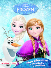Portada de Frozen. Libro educativo con actividades y pegatinas