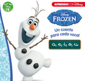 Portada de Leo con Disney Nivel 1. Frozen. Un cuento para cada vocal: a, e, i, o, u