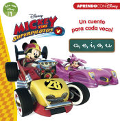 Portada de Leo con Disney Nivel 1. Mickey y los Superpilotos. Un cuento para cada vocal: a, e, i, o, u