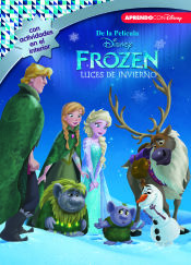 Portada de Leo, juego y aprendo con Disney. Frozen. Luces de invierno