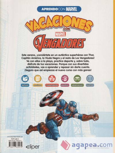 Vacaciones con Marvel. 7 años (Cuadernos de vacaciones Marvel)