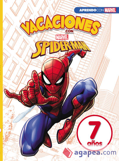 Vacaciones con Spider-man (Libro educativo Marvel con actividades): 7 años
