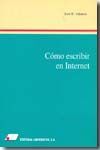 C&Oacute;MO ESCRIBIR EN INTERNET